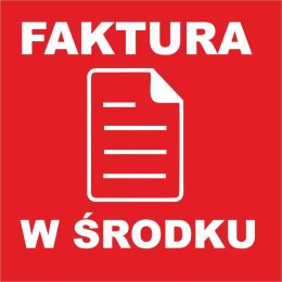 FAKTURA W ŚRODKU etykieta samoprzylepna naklejka 1000szt.